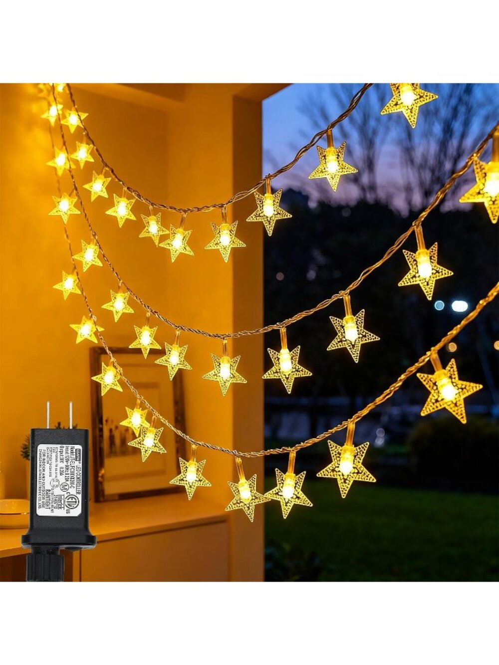 New 100 LED Star String Lights 33FT Waterproof Fairy Lights for Home Decor